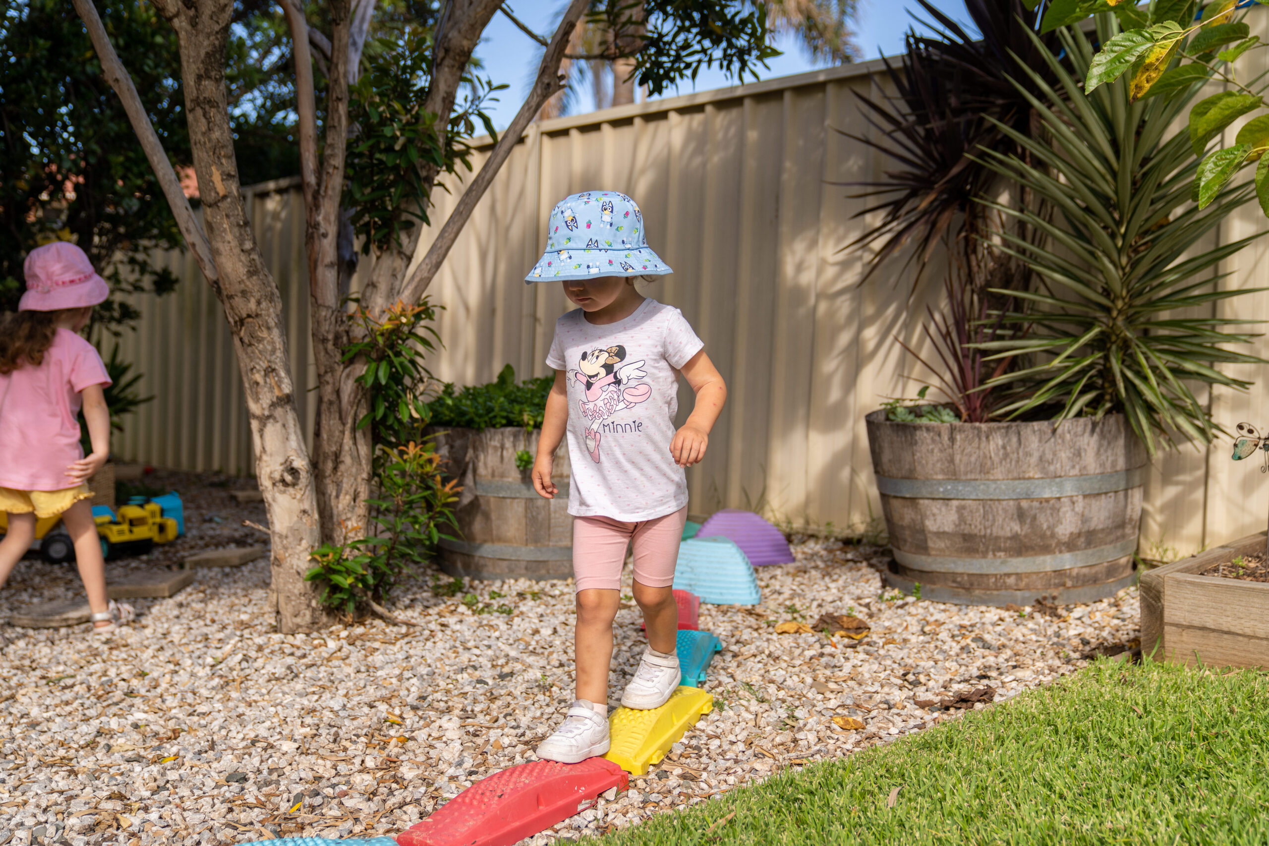 play area at growing stars montessori flinders nsw